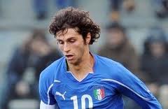 Diego Fabbrini in azione con la casacca della Nazionale Under 21 (foto della rete)