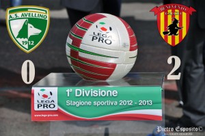 Il Benevento grazie al duo Marotta-Marchi fa suo il derby, battendo per 2-0 l'Avellino al Partenio-Lombardi