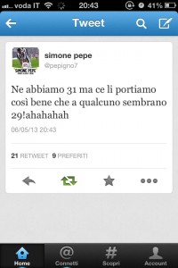 Il Tweet di Pepe