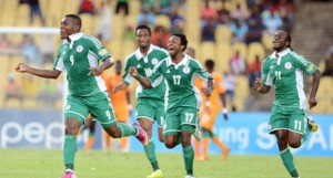 I calciatori nigeriani (foto dalla rete)
