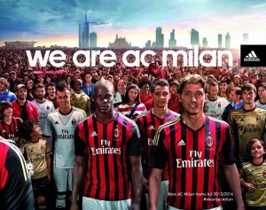 La nuova maglia del Milan