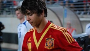 Oliver Torres con la maglia della Spagna (foto dalla rete)