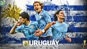 Il trio attaccante dell'Uruguay  (fonte foto  www.sports.desktopnexus.com)