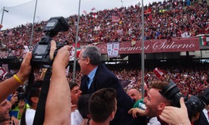 La festa della Salernitana (foto: corrieredellosport)