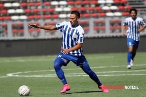 Matteo Di Piazza, attaccante dell'Akragas (foto: agrigentonotizie)