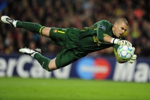 Victor Valdes ai tempi del Barcellona (foto dal web)