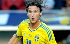 Albin Ekdal, centrocampista della Svezia