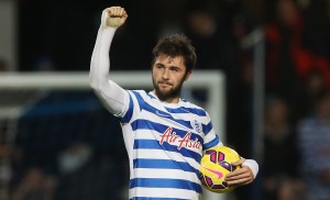 during the Barclays Premier League match between Queens Park Rangers and West Bromwich Albion at Loftus Road on December 20, 2014 in London, England.